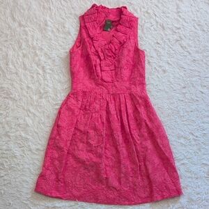 Pink Ruffled Kids Dress
